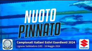 2 Sessione  Campionati Italiani Estivi Esordienti  18 Maggio 2024 [upl. by Tigdirb]