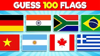 Guess the Flag Quiz  Can You Guess the 100 Flags [upl. by Leuneb719]