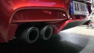 BMW M6 F12 AKRAPOVIC vs Stock exhaust  Full Installation Process [upl. by Thormora]