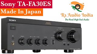 Sony Powerful Amplifier Sony TA FA30ES  sony Japanese amplifier  sony amplifier for home  sony [upl. by Asirahc72]