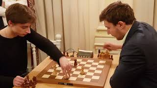 Dubov vs Karjakin Super Tricky Tal Memorial 2018 [upl. by Edivad]