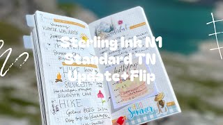 Sterling Ink N1 Common Planner  Update  flip [upl. by Akinwahs]