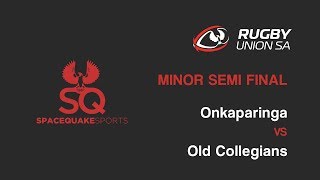 Onkaparinga vs Old Collegians  Minor Semi Final  RUSA [upl. by Anoet591]