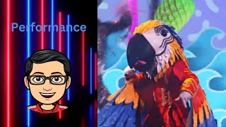 Masked Singer Season 9 Macaw Performs “What Makes You Beautiful” [upl. by Takashi]