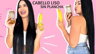 KERATINA CASERA  Cabello liso sin plancha EN TAN SÓLO 2 HORAS [upl. by Elleuqar]