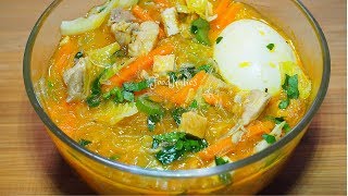 SOTANGHON  CHICKEN SOTANGHON SOUP [upl. by Sitnalta]