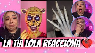 LA TIA LOLA REACCIONA 😱 TENGO MUCHO MIEDO tialola reaction comedia [upl. by Annet]