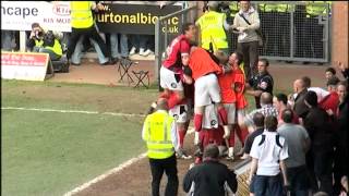 Cherries clinch promotion at Burton Albion [upl. by Nodnorb]