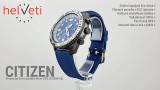 Citizen Promaster Diver Satellite Wave GPS CC500606L [upl. by Ykciv]