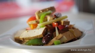 Tofu saláta  kínai recept [upl. by Sly218]