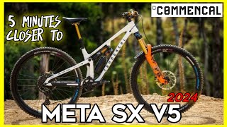 New commencal meta sx v5  aluminium enduro MTB with mullet setup [upl. by Allred]