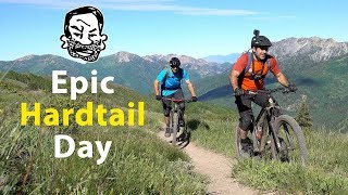 Epic First Ride on my Hardtail with Eric Porter [upl. by Larkin825]