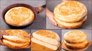 BREAD IN FRY PAN  EGGLESS amp WITHOUT OVEN  SOFT BREAD IN FRY PAN  BREAD IN STOVE  NOven [upl. by Mcneely396]