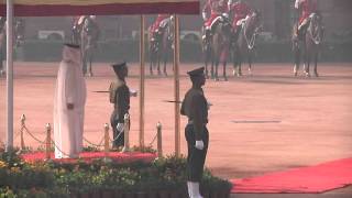 Ceremonial welcome of King Hamad Bin Isa AlKhalifa of Kingdom of Bahrain [upl. by Margeaux]