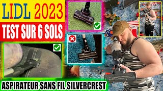 TEST COMPLET aspirateur sans fil SILVERCREST de LIDL 2023  BOOST NOW E87 [upl. by Jean]