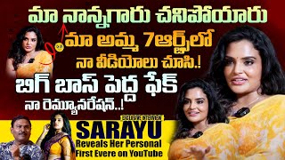 Sarayu About Her Family Job and Personal Life  Sarayu Exclusive Interview 7ArtsVideos [upl. by Idnahc686]