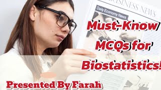 Biostatistics MCQSKMU POST RN FIRST SEMESTER [upl. by Ximena249]