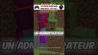 IL PASSE ADMIN ALORS QUIL EST NOUVEAU SUR MON SERVEUR MINECRAFT [upl. by Eleik]