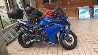 素敵な美人ライダーとツーリング 2016 ヤマハ・XJ6ディバージョンF Yamaha Diversion600F XJ6 Diversion F XJ600F ディバージョン600 [upl. by Ahsieat910]