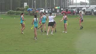 GIRLS 14  SEMI FINAL SHELLHARBOUR V CRONULLA 2024 OZTAG NSW JUNIOR STATE CHAMPIONSHIPS [upl. by Pytlik]