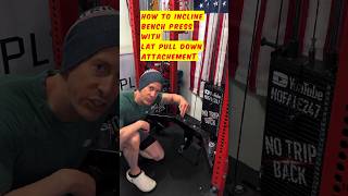 Incline Bench Press with lat Pull Down and Low Row REPfitness [upl. by Etnoel]