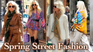 🇮🇹 Milan Street Style What Milan wears in Spring 2024 Italian Fashion VLOG amp Luxury Shopping Walk [upl. by Anelrahc]