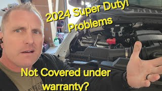 2024 Ford Super Duty F250 tremor Problemsnot covered under warranty Whaaaaat [upl. by Corin937]