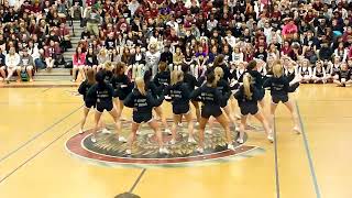 Central High Cheerleaders dance at pep rally [upl. by Nahtam]