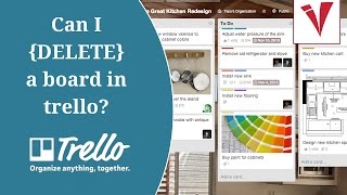 Trello Delete Board [upl. by Liliane]