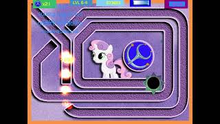 Longplay Zuma My Little Pony Pack Version 10 By Panda Gaming Adventure Mode [upl. by Marjy433]