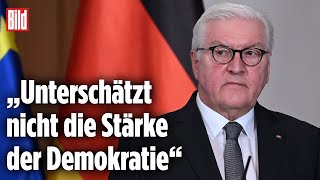 SteinmeierAnsprache „Putin stoppen Sie den Wahnsinn“  BILD Live [upl. by Marnie948]