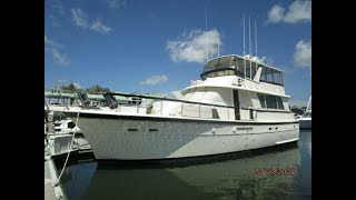 Motor yacht for sale Hatteras 53 quotOn Libertyquot [upl. by Lilaj]