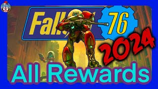 All 2024 Invaders from Beyond Event Rewards  Fallout 76 fallout76 [upl. by Latsyrk]