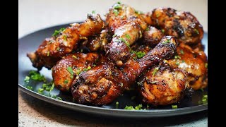 Air Fryer Jerk Chicken Drums  CaribbeanPotcom [upl. by Becker]