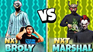 Nxt Marshal 👽 Vs Nxt Broly 🔥 1 vs 1 Seriously Turnament 🥵 Classy Live Reaction 😱 [upl. by Hebbe221]