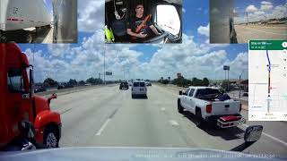 20240829  Delivery In Burleson TX  Why You Should Use Right Side Mirrors Even When In Right Lane [upl. by Aicenat]