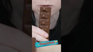 Toblerone Crunchy Chocolate 🍫 asmr mukbang relaxing shorts [upl. by Anaib]