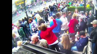 Video Of Tsarnaev Brothers Around Boylston Street On Day Of Boston Marathon Bombing [upl. by Aoniak]