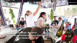 37 Duisburger Weinfest Vinorado am König Heinrich Platz Tag 3 Eindrücke [upl. by Berna]