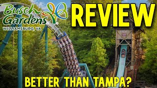 Busch Gardens Williamsburg Review Williamsburg Virginia  The Best Busch Gardens [upl. by Anir]