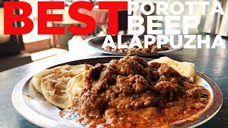 🌟 Best Kerala Porotta Beef Experience  Rajas Tea Shop Alappuzha [upl. by Dasa]