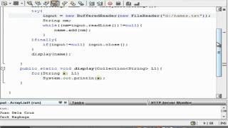 How to open a text file and save it in ArrayList using Java [upl. by Imojean]