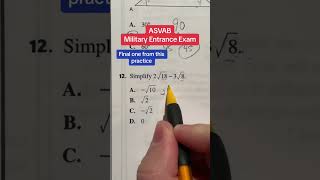 ASVAB Prep for the Math Knowledge 12 [upl. by Lednam938]