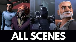 Commander Wolffe all scenes Clone Wars Bad Batch Rebels [upl. by Onez]