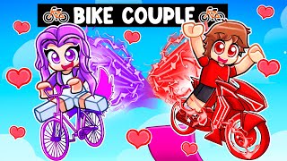 I Spent 100000 In Roblox Bike Obby With MY GIRLFRIEND [upl. by Atirma]