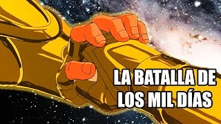 La mítica batalla de los mil días  Saint Seiya [upl. by Atiuqat856]