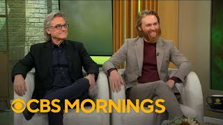 Kurt Russell and Wyatt Russell share how Goldie Hawn reacted to seeing their new show [upl. by Anuqahs589]