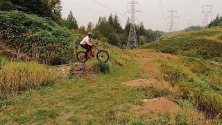 MTB Road Gap at the Power Lines [upl. by Noivart903]