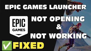 Fix Epic Games Launcher Wont Open Problem  Epic Games Launcher Not Opening in Windows 1011 [upl. by Nnaynaffit720]