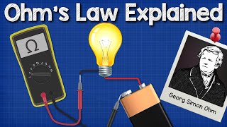 Ohms Law Explained  The basics circuit theory [upl. by Aihseyn]